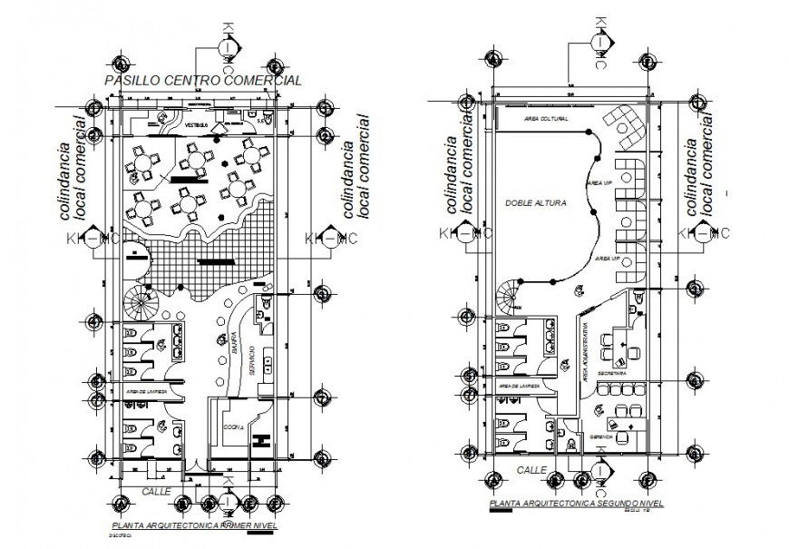Drawing of dance club 2d details AutoCAD file