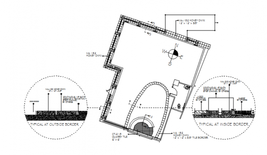 Drawing of flooring details autocad file