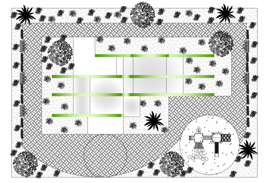 Drawing of graduation workshop 2d details AutoCAD file