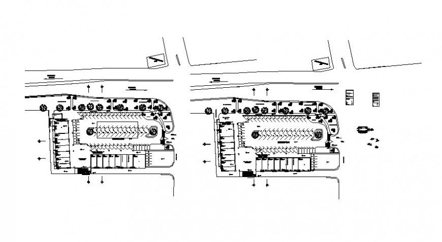 Drawing of ground floor plan sanitary 2d details AutoCAD file