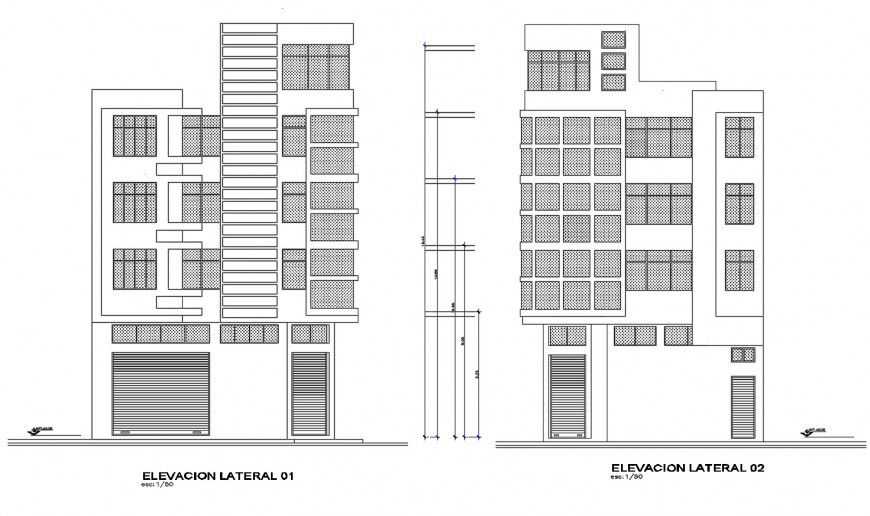 Drawing of hotel unit 2d details AutoCAD file