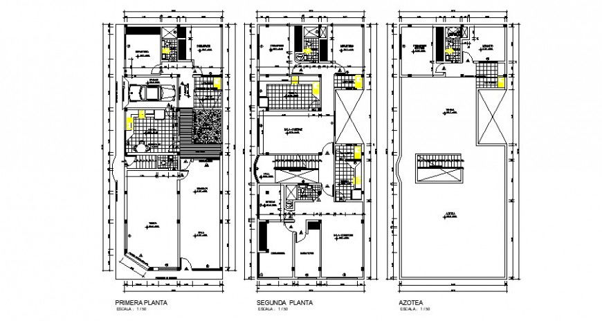 Drawing of house details 2d view layout plan autocad software file