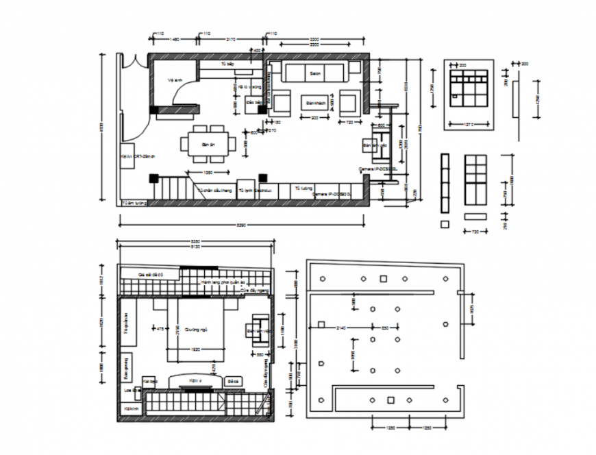 drawing of house interior 2d details AutoCAD file .
