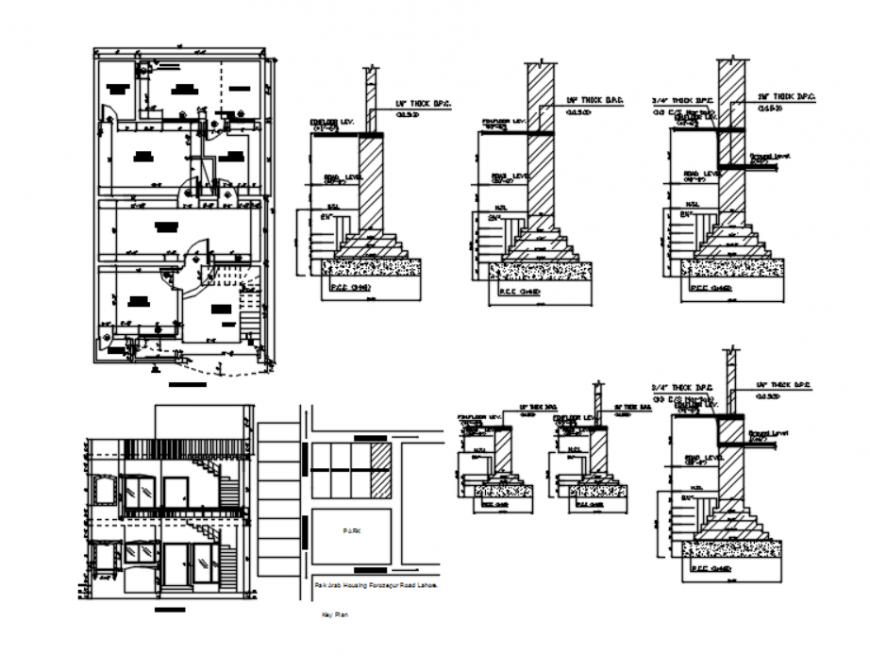 Drawing of marla final house detail AutoCAD file