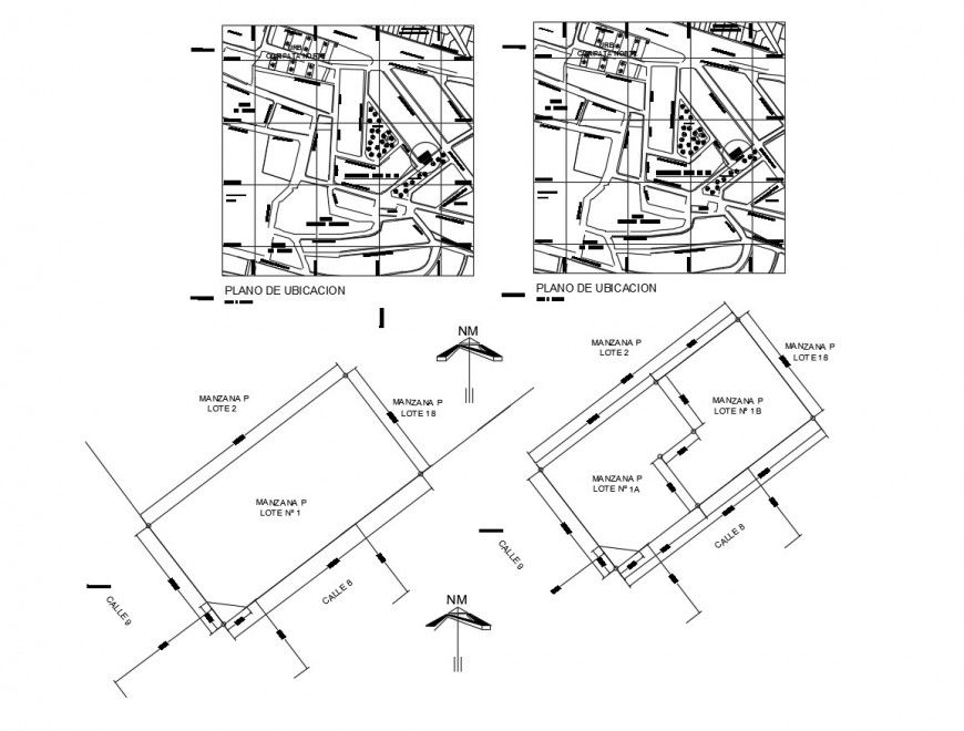 Drawing of multifamily project details AutoCAD file