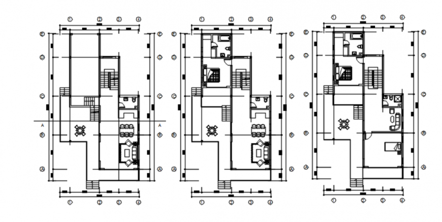 Drawing of new house 2d details AutoCAD file