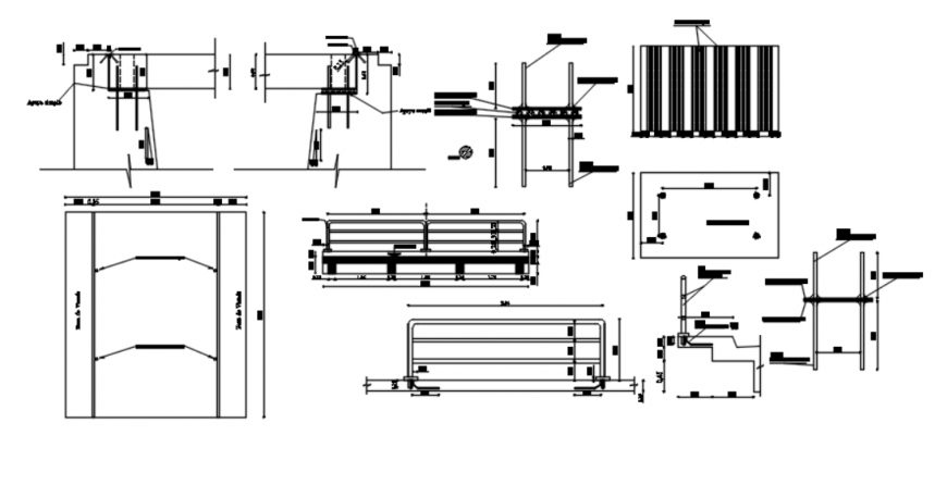 Drawing of slab 2d details AutoCAD file