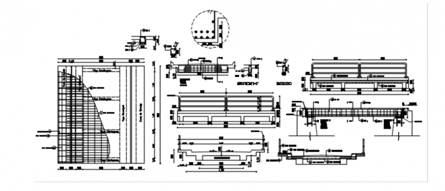 drawing of superstructure 2d details AutoCAD file