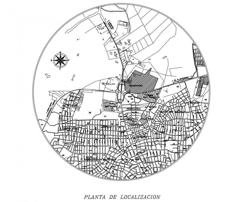 Drawing of the hotel for trucker 2d details AutoCAD file
