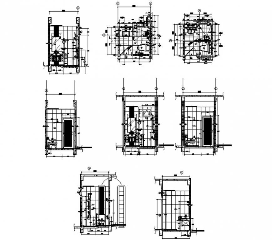 Drawing of the house design detail model AutoCAD file