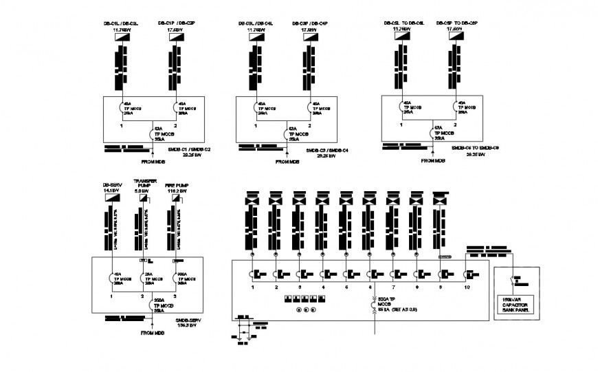 Drawings of circuits diagram 2d view dwg file