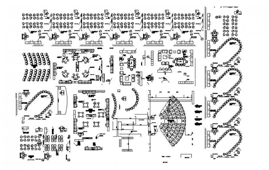 Drawings 2d view elevation details of furniture block dwg autocad file