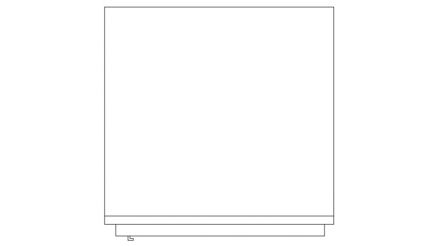 Drawings 2d view of automation blocks of kitchen autocad file