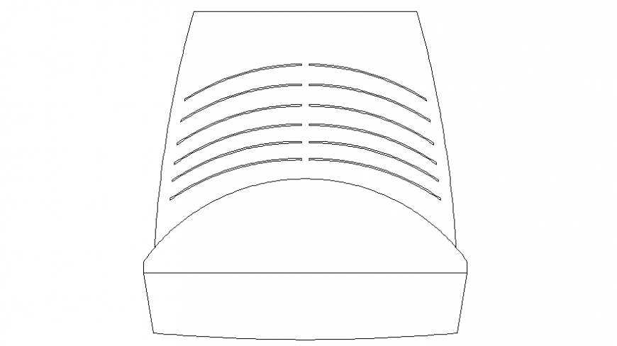 Drawings 2d view of chair furniture blocks of autocad software file