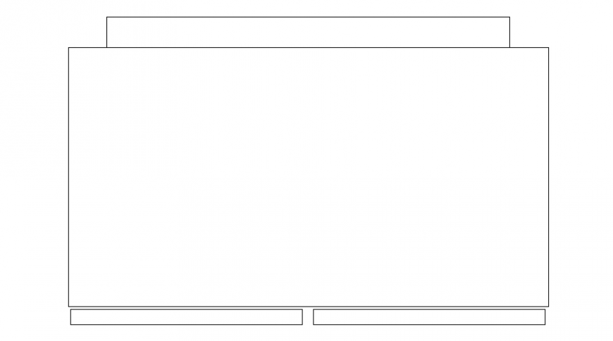 Drawings detail of furniture table desks 2d view elevation dwg file