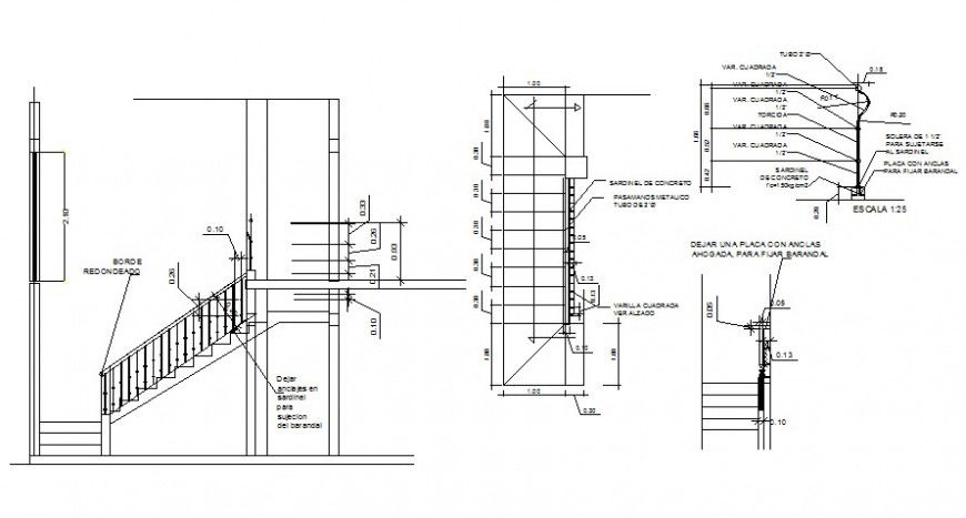 Drawings detail of kitchen area plan and elevation 2d view AutoCAD file