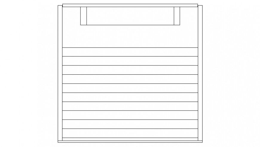 Drawings details 2d view elevation of wardrobe furniture autocad file