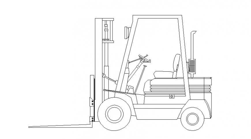 Drawings details of civil machinery 2d view elevation autocad file