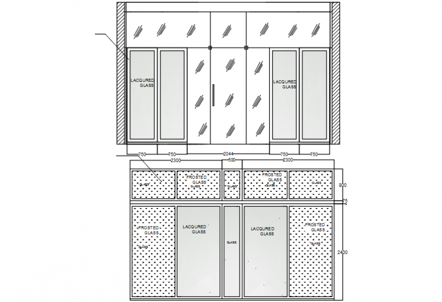 Drawings details of furniture blocks units 2d view dwg file