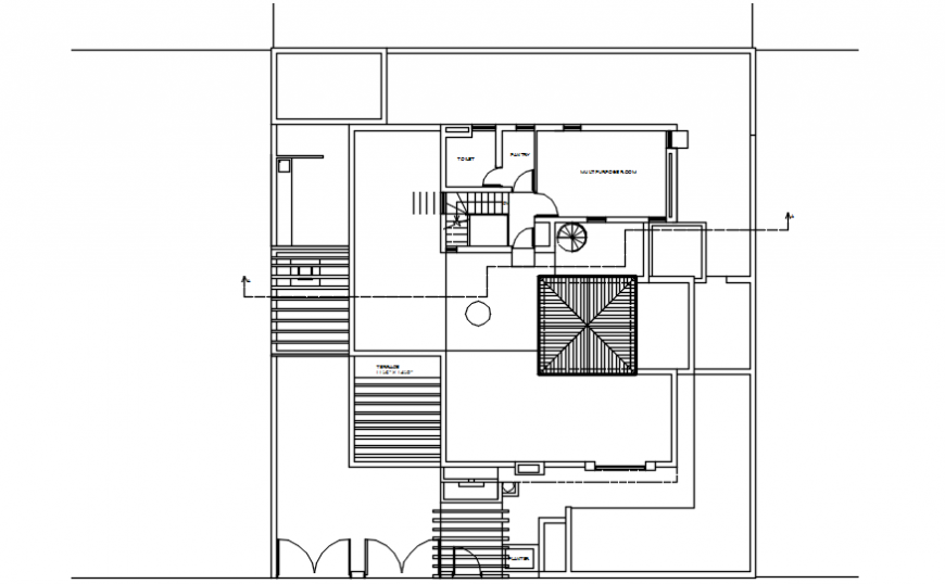 Drawings details of house 2d view layout plan autocad software file