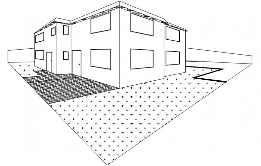 Drawings details of housing apartment dwg autocad file