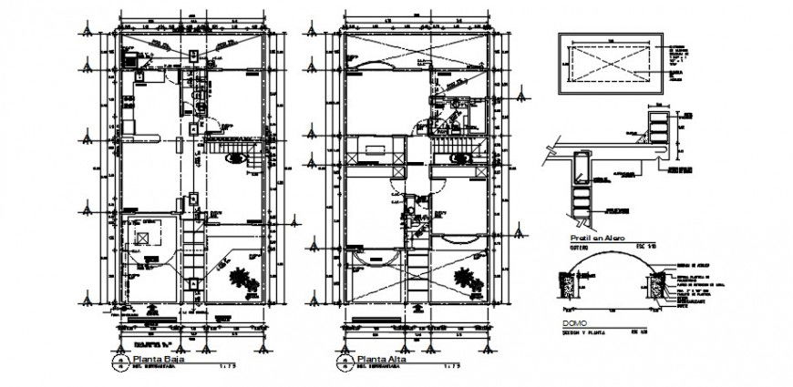 Drawings details of housing living apartment in autocad software file