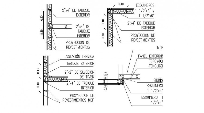 Drawings details of joints structure autocad softwrae file