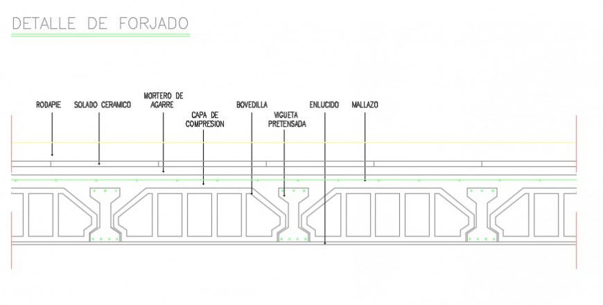 Drawings details of RCC structural blocks 2d view autocad software dwg file