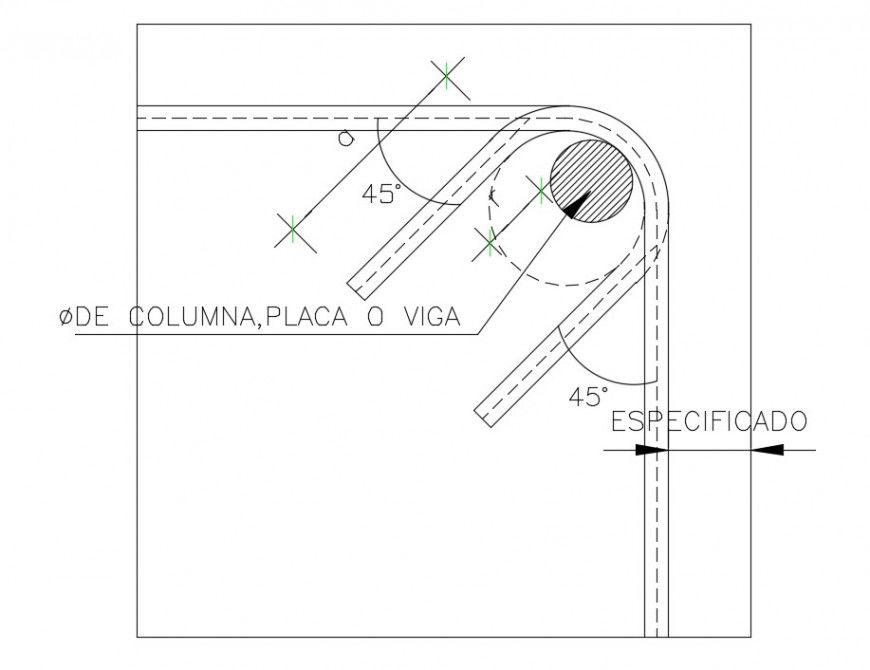Drawings details of reinforcement autocad file