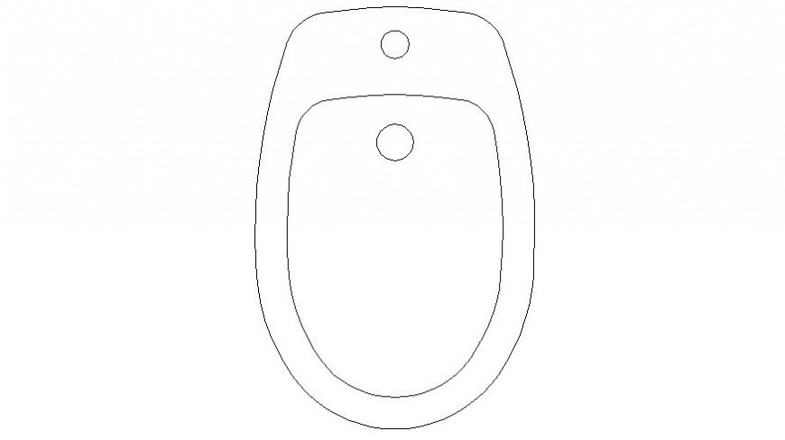 Drawings details of sanitary watercloset 2d view dwg autocad file