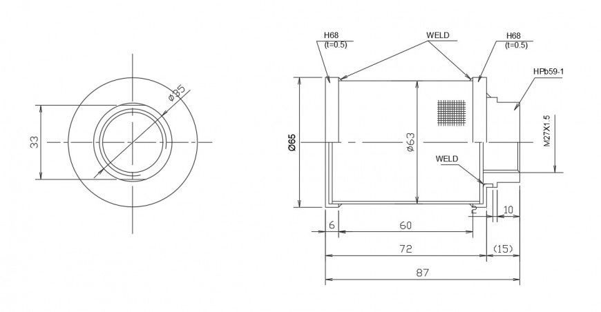 Drawings details of structural blocks plan dwg file
