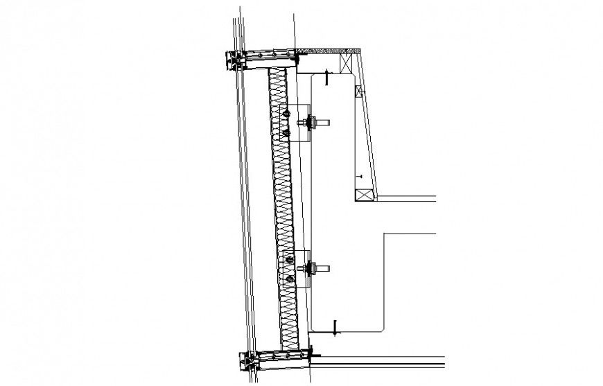 Drawings details of structural units section autocad file