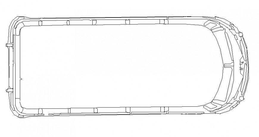 Drawings details of vehicle block 2d view elevation autocad file