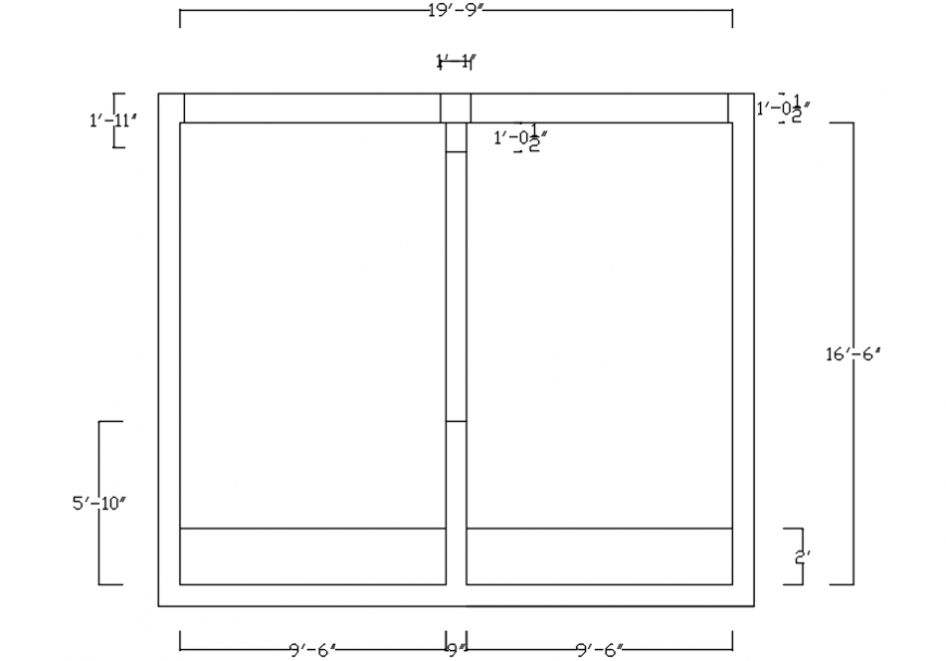 Drawings details of window blocks frame 2d view dwg file