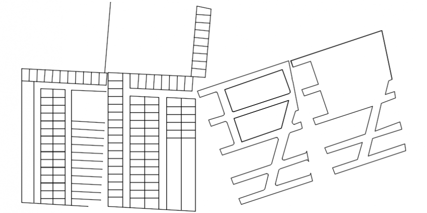 Drawings of an area plot detail 2d view autocad file