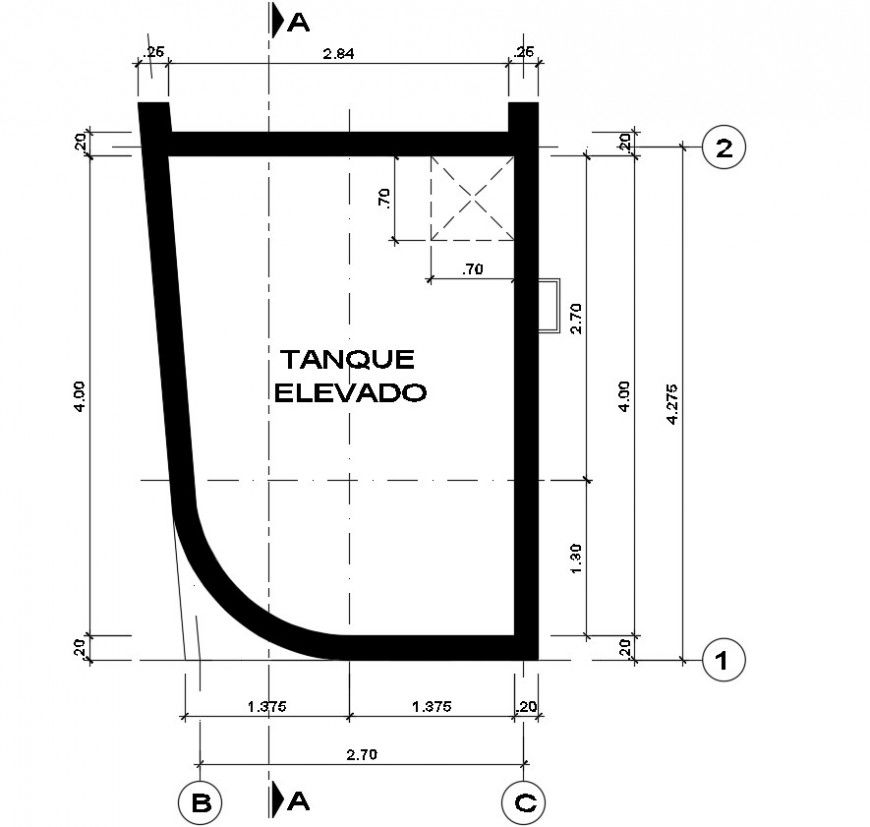 Drawings of building terrace plan dwg AutoCAD software file
