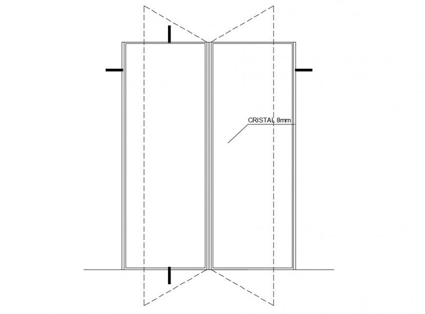 Drawings of door blocks design autocad file