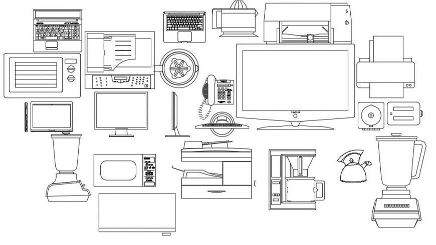 Drawings of electrical automation blocks autocad software file