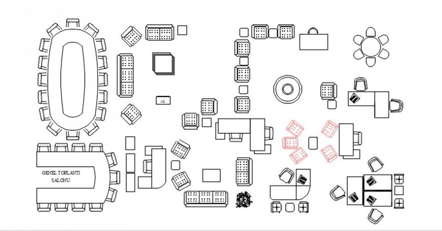 Drawings of furniture block 2d view elevation details in autocad file