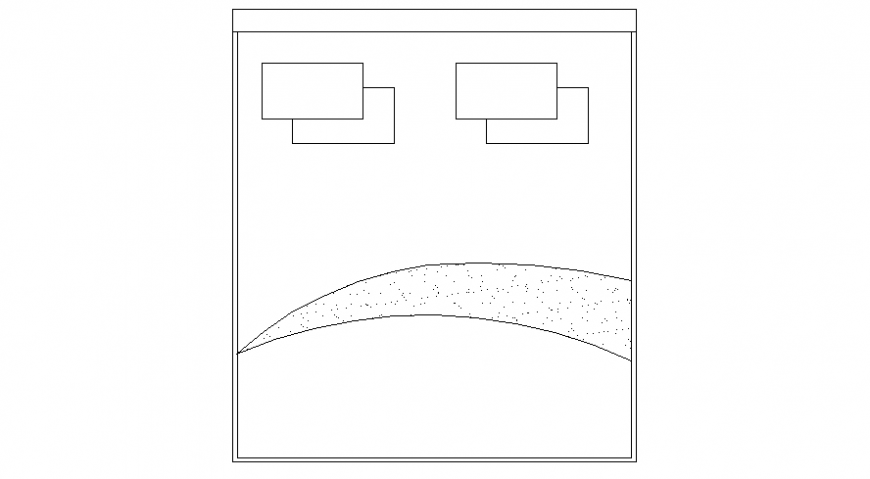 Drawings of furniture CAD blocks 2d view elevation autocad file