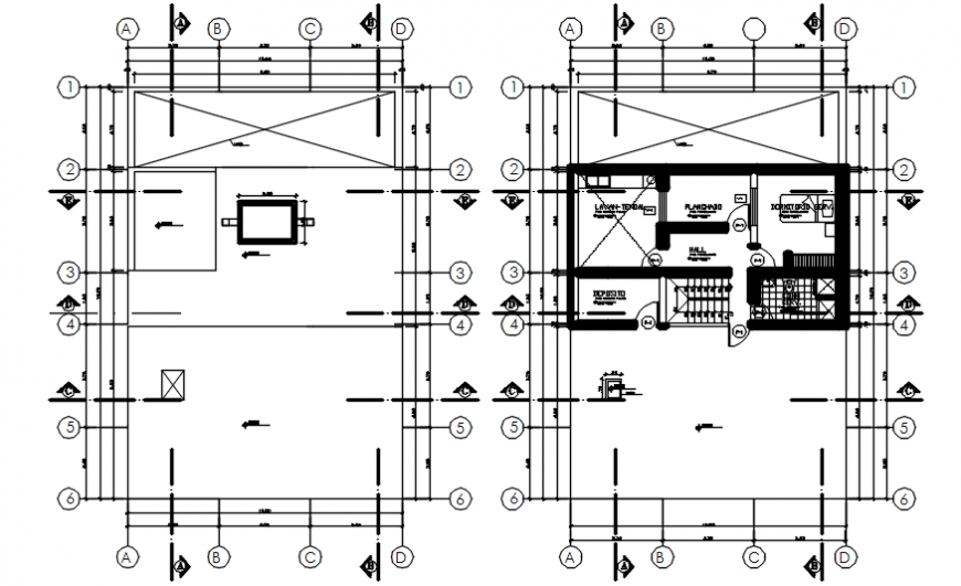 Drawings of house layout dwg autocad software file