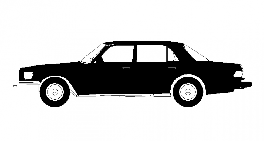 Drawings of vehicle car blocks elevation details in dwg file