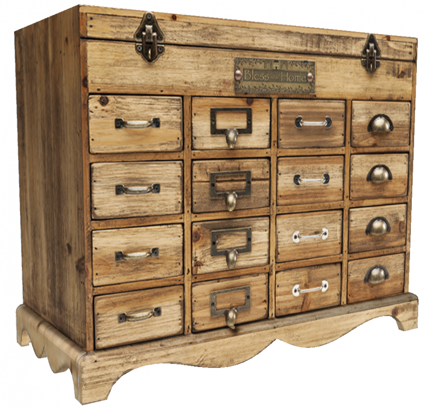 3D Dressing Table Design in SKP for Interior Modeling