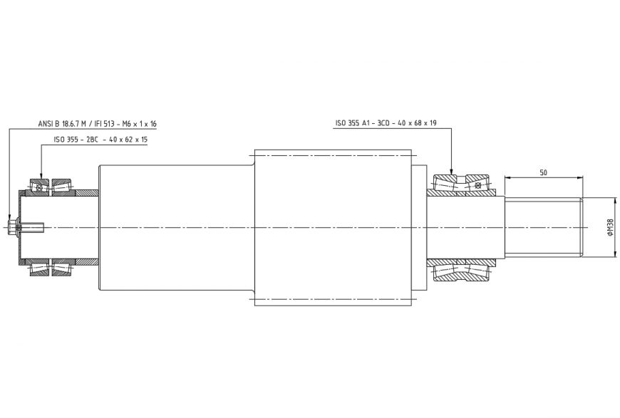 Drive gear section cad drawing details dwg file