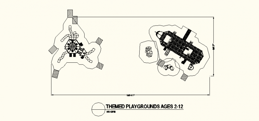 Dual park themed layout plan