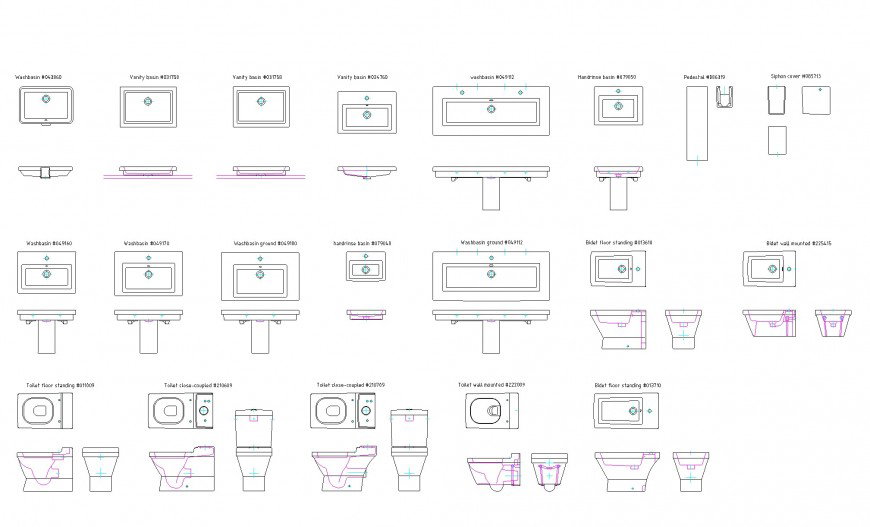 Duravit 2nd floor plan autocad file