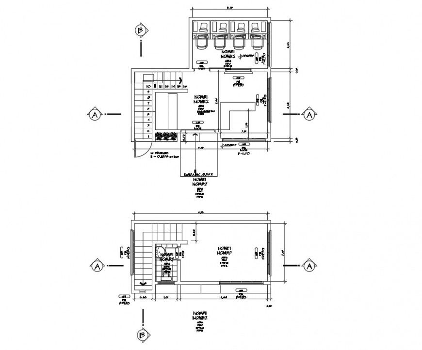 dwg file of commercial design 2d details