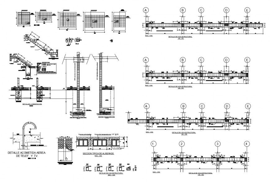 DWG file of house hotel 2d detail