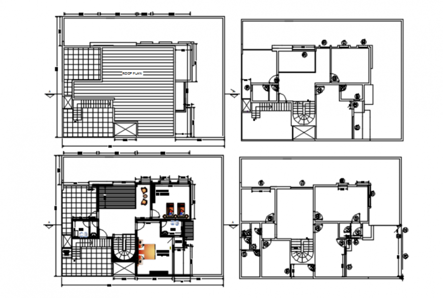 DWG file of house project