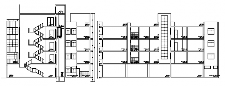 Dwg file of office building Autocad file